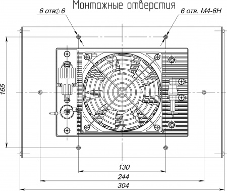Термоэлектрический охладитель UNISPLIT-300-48-65-00
